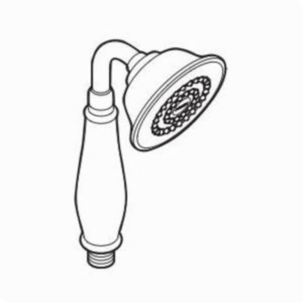 Moen® 154305NL Handheld Shower Head, Weymouth™, 2 gpm, 1 Sprays, 1-1/8" Head, Import