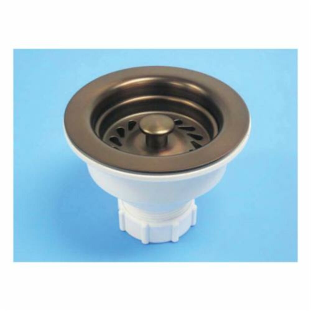 JB Signature™ JBC113 2-Piece Kitchen Strainer With Metal Trim and Plastic Base, Metal, Tuscan Bronze