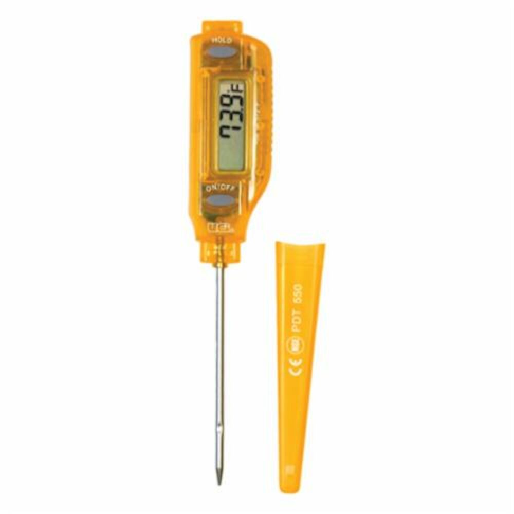 Universal Enterprises PDT550 Digital Pocket Thermometer, -58 to 572 deg F, +/-1.8 deg F, AB13 Battery