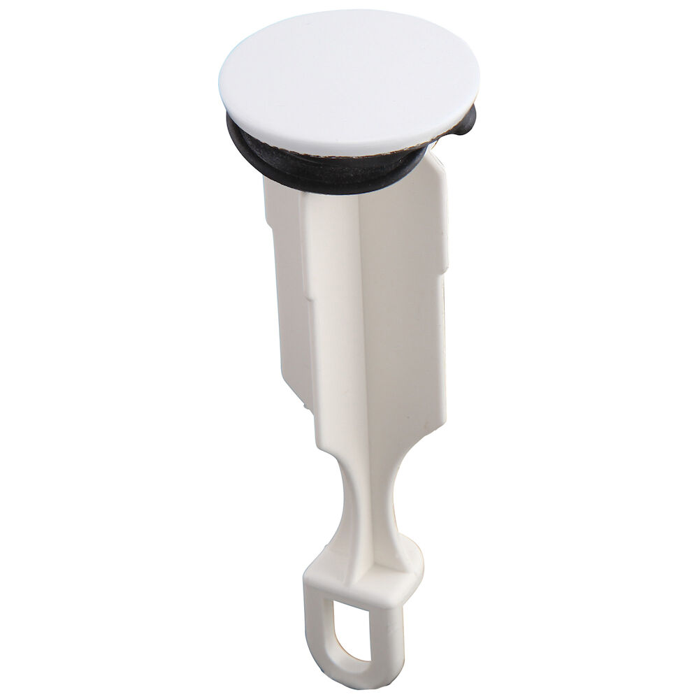 DeltaDrain Stopper - Bathroom, White