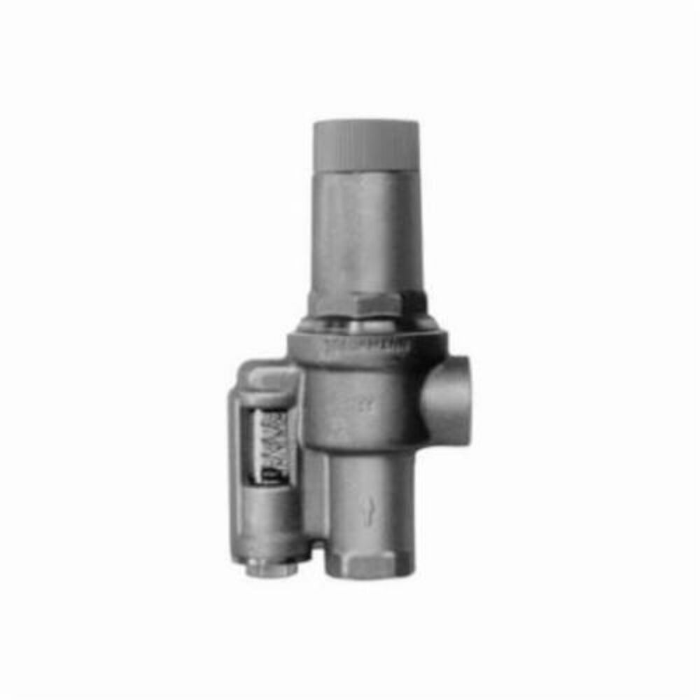 Honeywell D146M1040 Angle Differential Pressure Regulator With Gauge, 1-1/4 in, FNPT, 85 psi, 50 gpm, Brass Body, Import