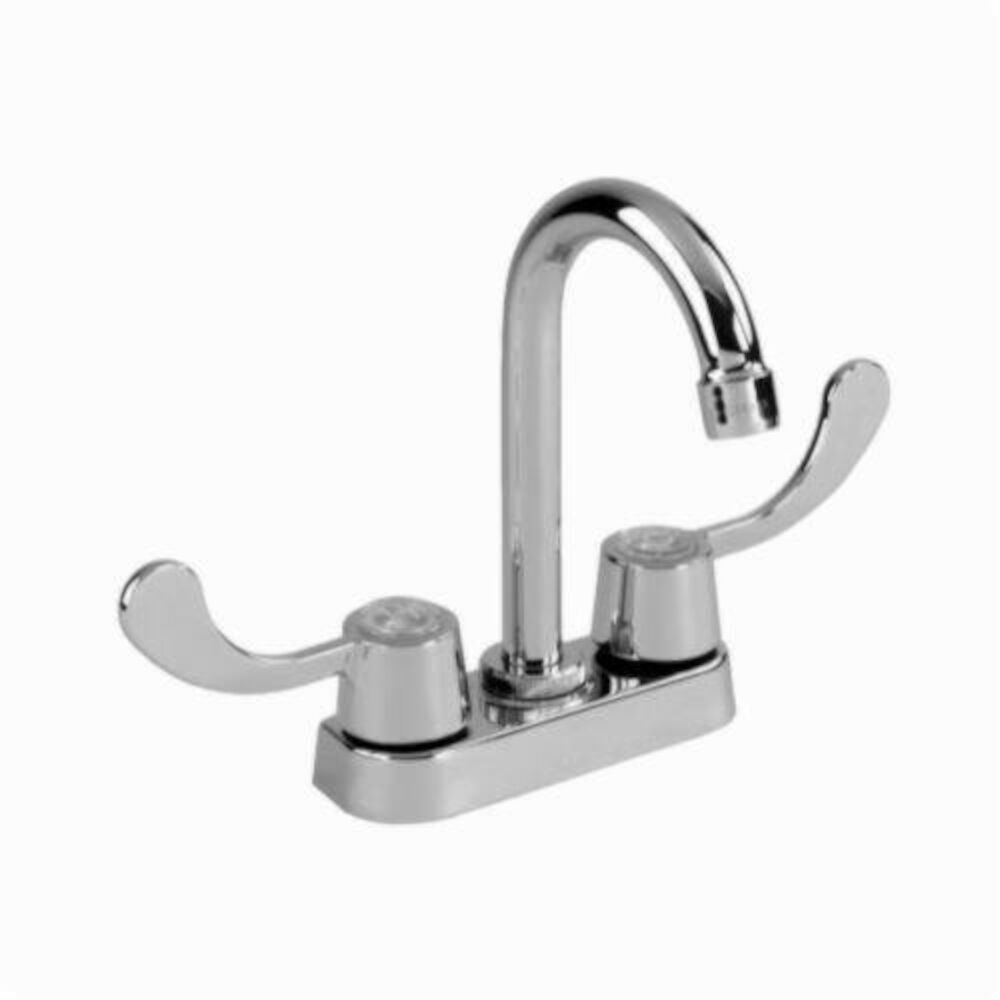 Gerber® Classics™ 49-251-66 Bar Faucet With Integrated Deck Plate, 2.2 gpm, Chrome Plated, 2 Handles