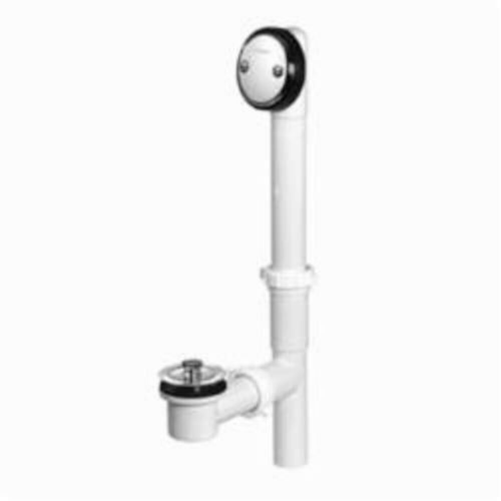 Gerber® Classics™ 41-550 Lift and Turn Bath Drain, PVC Drain, Chrome Plated