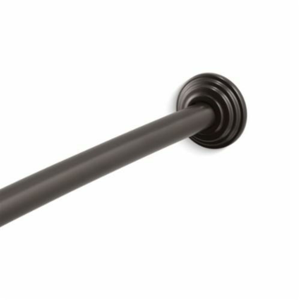 Kohler® 9349-2BZ Expanse® Traditional Curved Shower Rod, Stainless Steel, Oil Rubbed Bronze