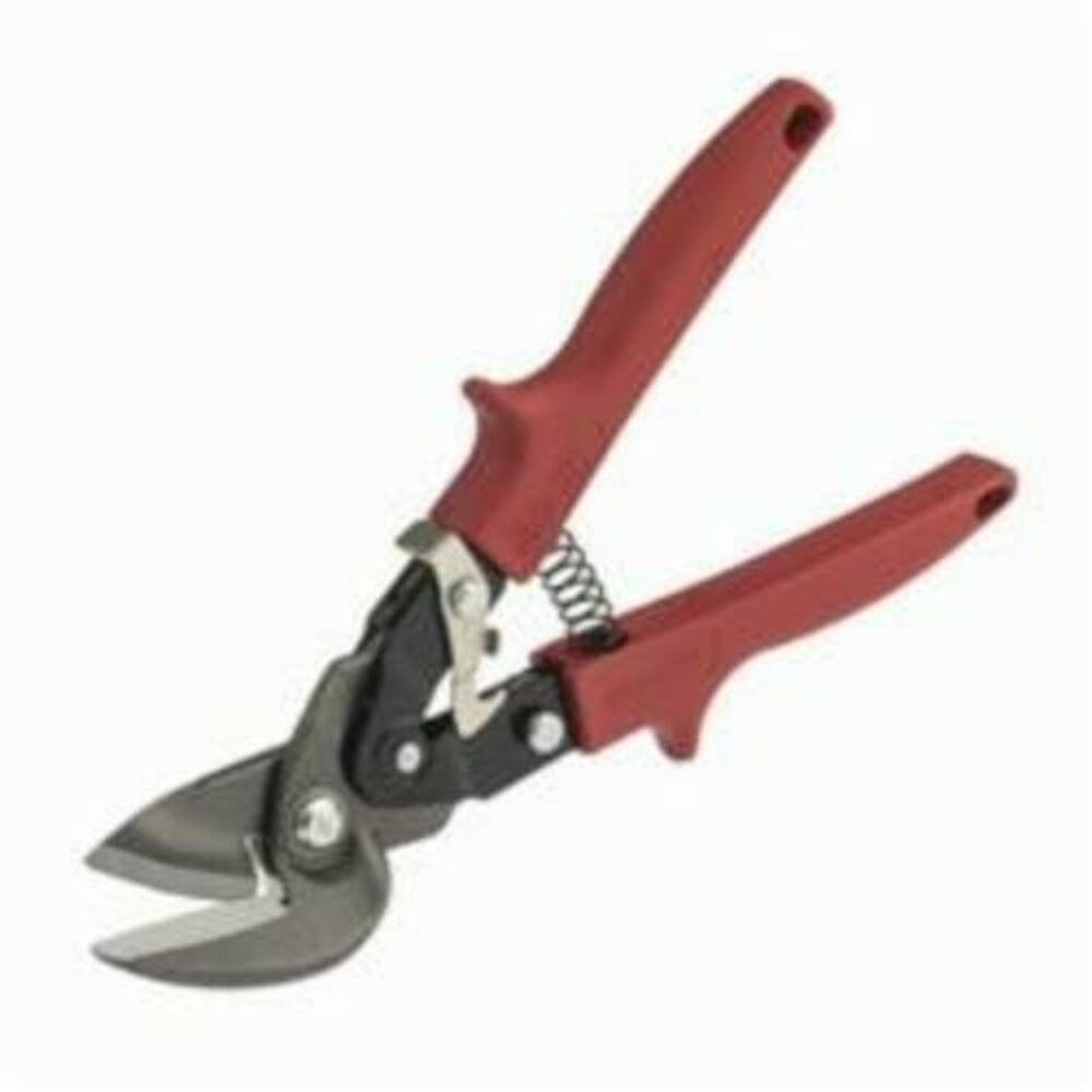 M2006 Aviation Snip, Forged Steel Blade, Die Pressed Steel/Red Thermoplastic Grip Handle