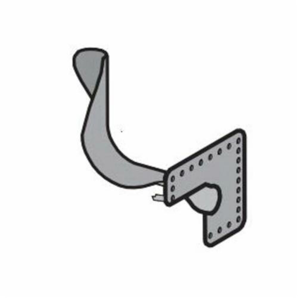 Bassett PSB-500P Pex Sidewinder With Mounting Plate, 3/8" Pipe, 1/2" Pipe, PVC, Domestic