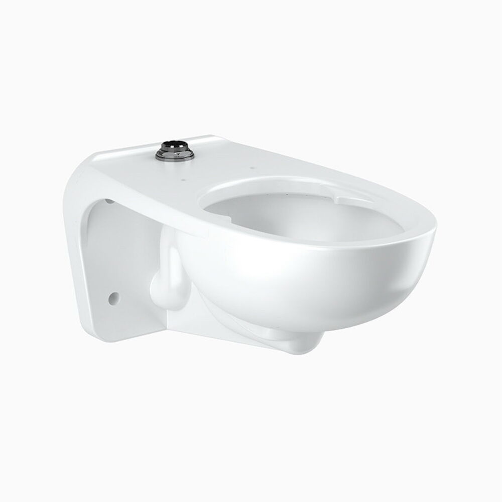 Sloan® 2172450 ST-2459 Water Closet With Bed Pan Lugs and SloanTec Glaze, Elongated Bowl, 1.1/1.6 gpf