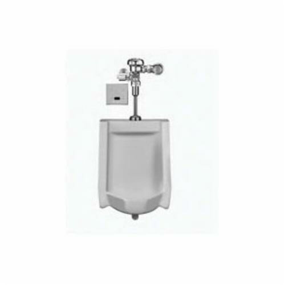 Sloan® 10001332 WEUS-1000 Standard Urinal and Flushometer, 0.125 gpf, Top Spud, Wall Mount, Polished Chrome
