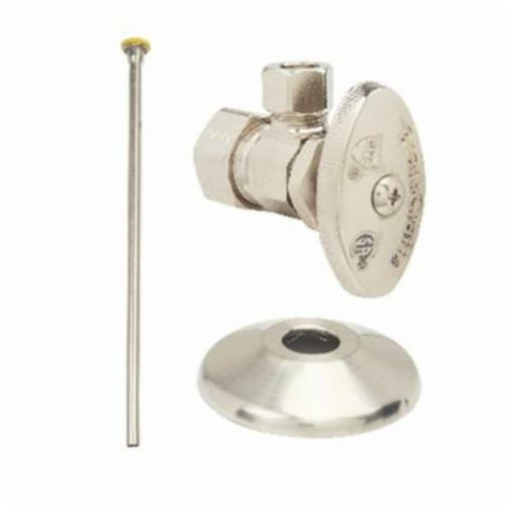 BrassCraft® OCR1912DLX NS OCR19DL Toilet Supply Kit, Brass, Domestic