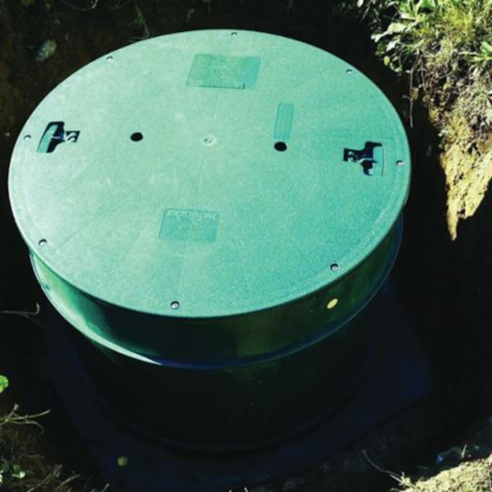 Polylok™ 3008 Drainage Basin Riser, 24x6 in, HDPE, Green