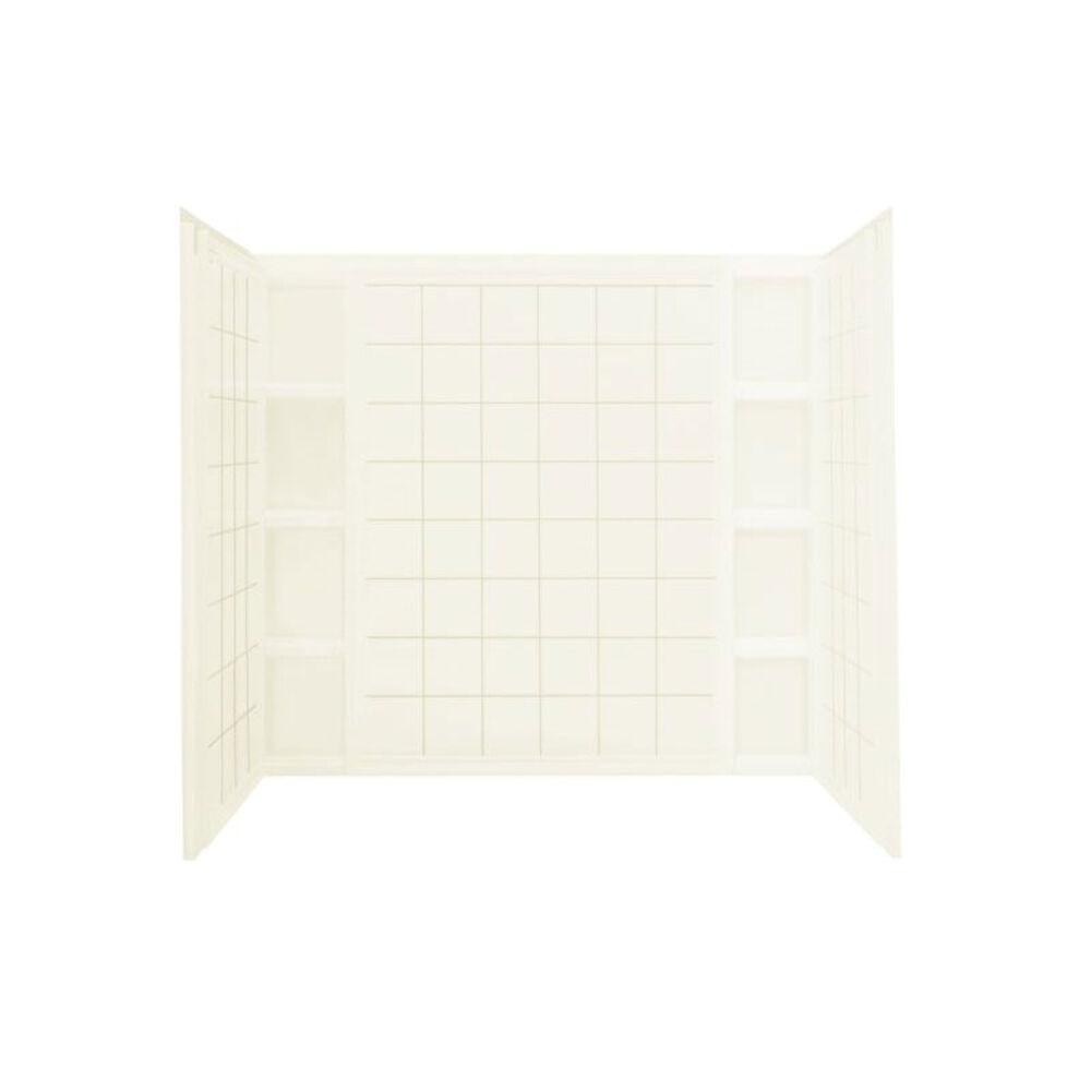 Sterling® 71104100-96 Ensemble™ Bath/Shower Wall Set, 60 in Lx37-1/2 in Wx54-1/4 in H, Solid Vikrell®