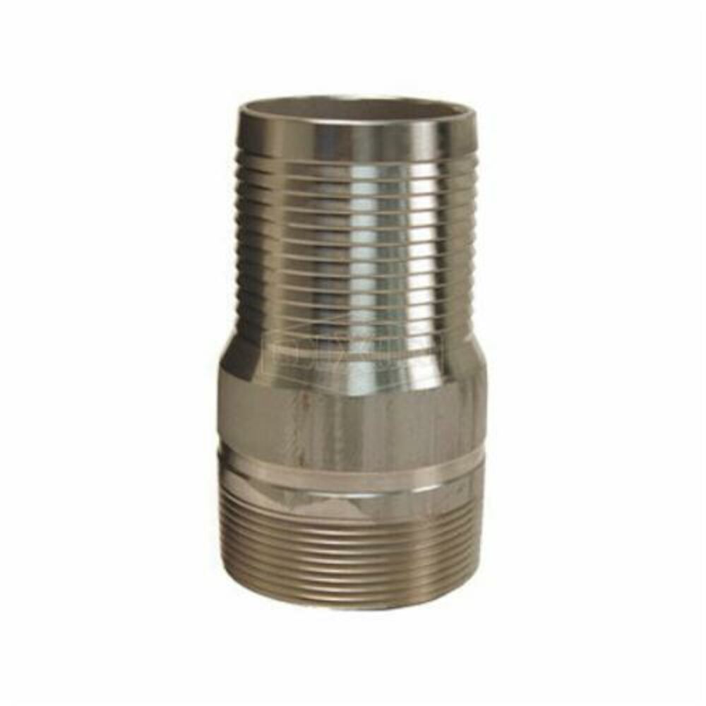 Dixon® RST40 King™ Combination Nipple, 4 inx7-3/16" L Hose ShankxMNPT, 316 Stainless Steel