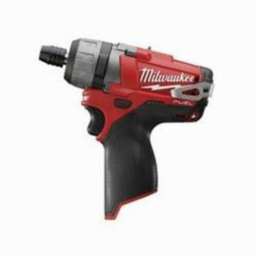 Milwaukee® Tool 2402-20 M12 FUEL™ Compact Cordless Screwdriver, 1/4" Chuck, 12 VDC, 325 in-lb, Lithium-Ion Battery