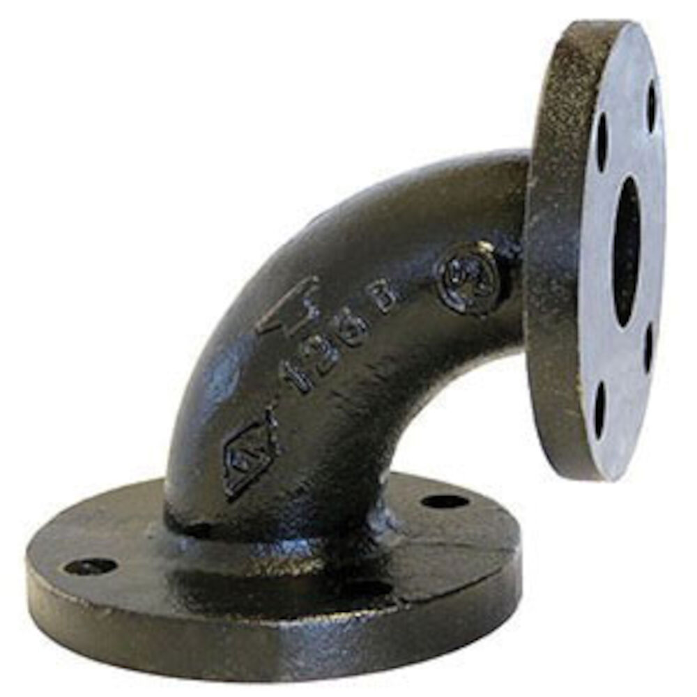 Anvil® 0306004805 FIG 803 90 deg Reducing Pipe Elbow, 3x2 in, Flange, SCH 40/STD, 125 lb, Cast Iron, Import