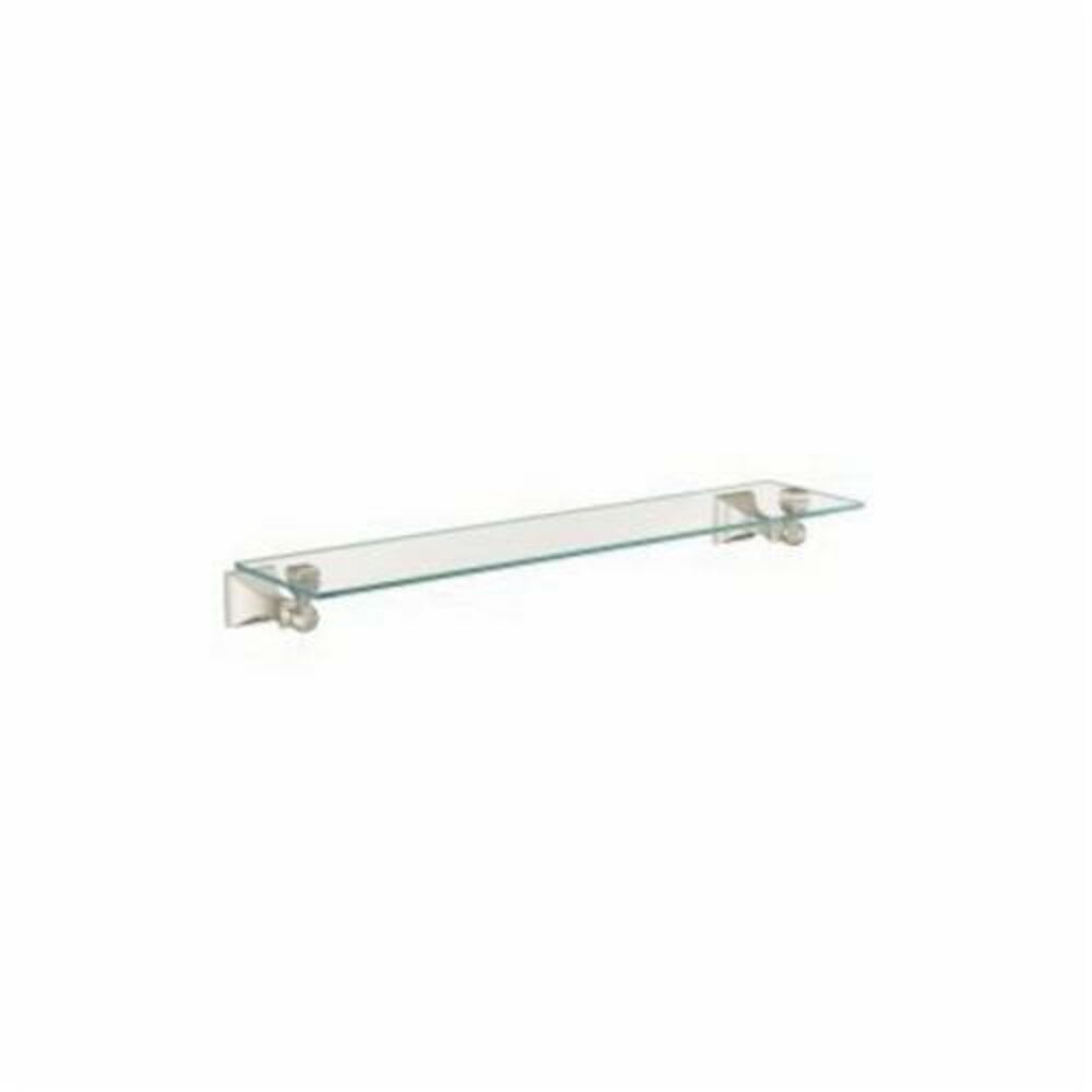 Moen® DN8390BN Retreat® Vanity Shelf, 22" OALx5.9" OADx2.64" OAH, Tempered Glass, Import
