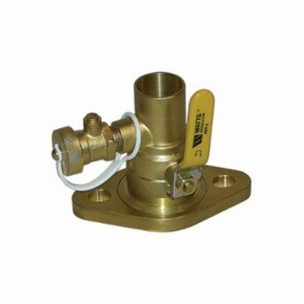 WATTS® 0067795 PIPF, PIPF-S Isolation Pump Flange With Purge Port and Swivel Flange, 1-1/4 in, 600 psi, 406 deg F, Brass