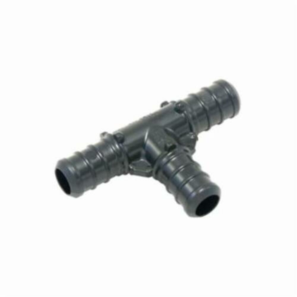 WATTS® CrimpRing™ 0650686 WP18P, WP18P-080812PB Tee, 1/2x1/2x3/4 in, F1807 Crimp PEX, Poly-Alloy, Import, CPT12.12.34