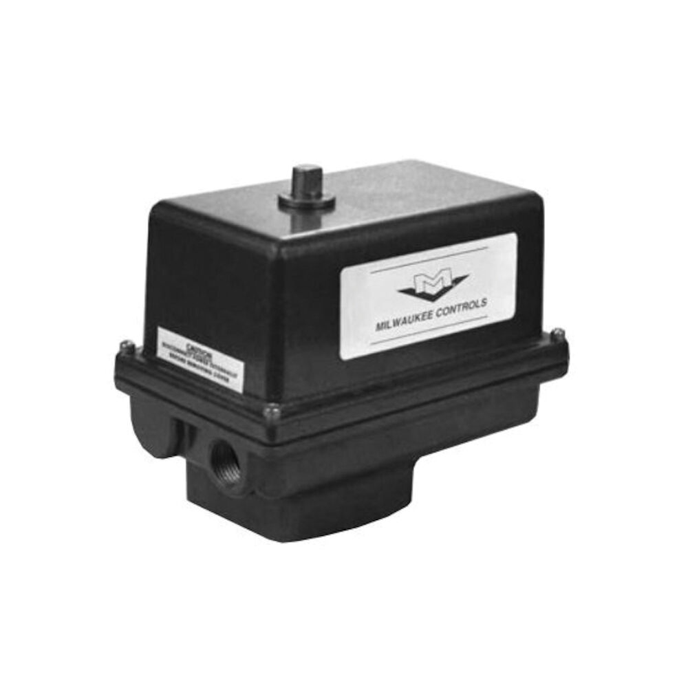 Milwaukee Valve MCR300I MC Series Electric Actuator, 300 in-lb Output, Cast Aluminum Enclosure Body