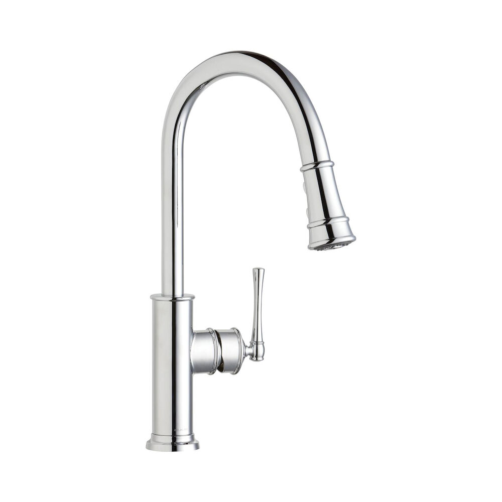 LKEC2031CR Explore™ Low Flow Kitchen Faucet, 1.5 gpm, 1 Faucet Hole, Chrome Plated, 1 Handle, Import