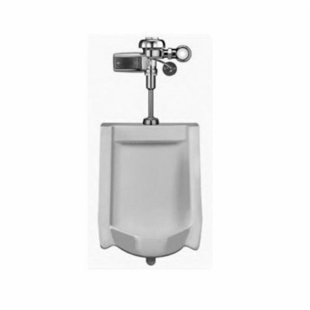 Sloan® 10001310 WEUS-1000 Standard Urinal, 0.125 gpf, Top Spud, Wall Mount, Chrome Plated