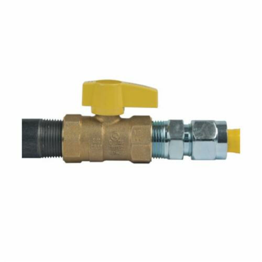 BrassCraft® LBV12 Straight Ball Valve, 3/4 in, FNPT, Forged Brass Body