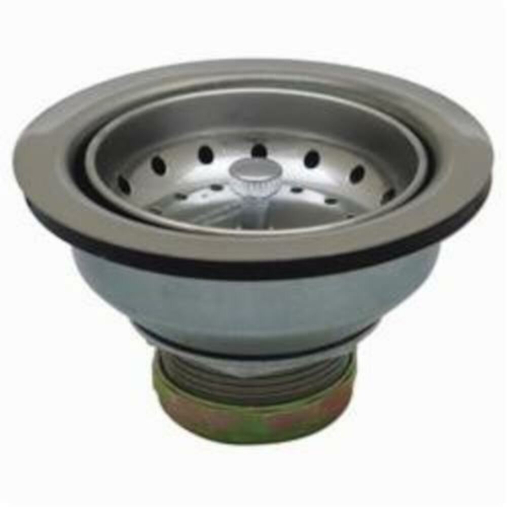 Dearborn® 14 Sink Basket Strainer, 2-3/4" OAL, Stainless Steel, Chrome Plated