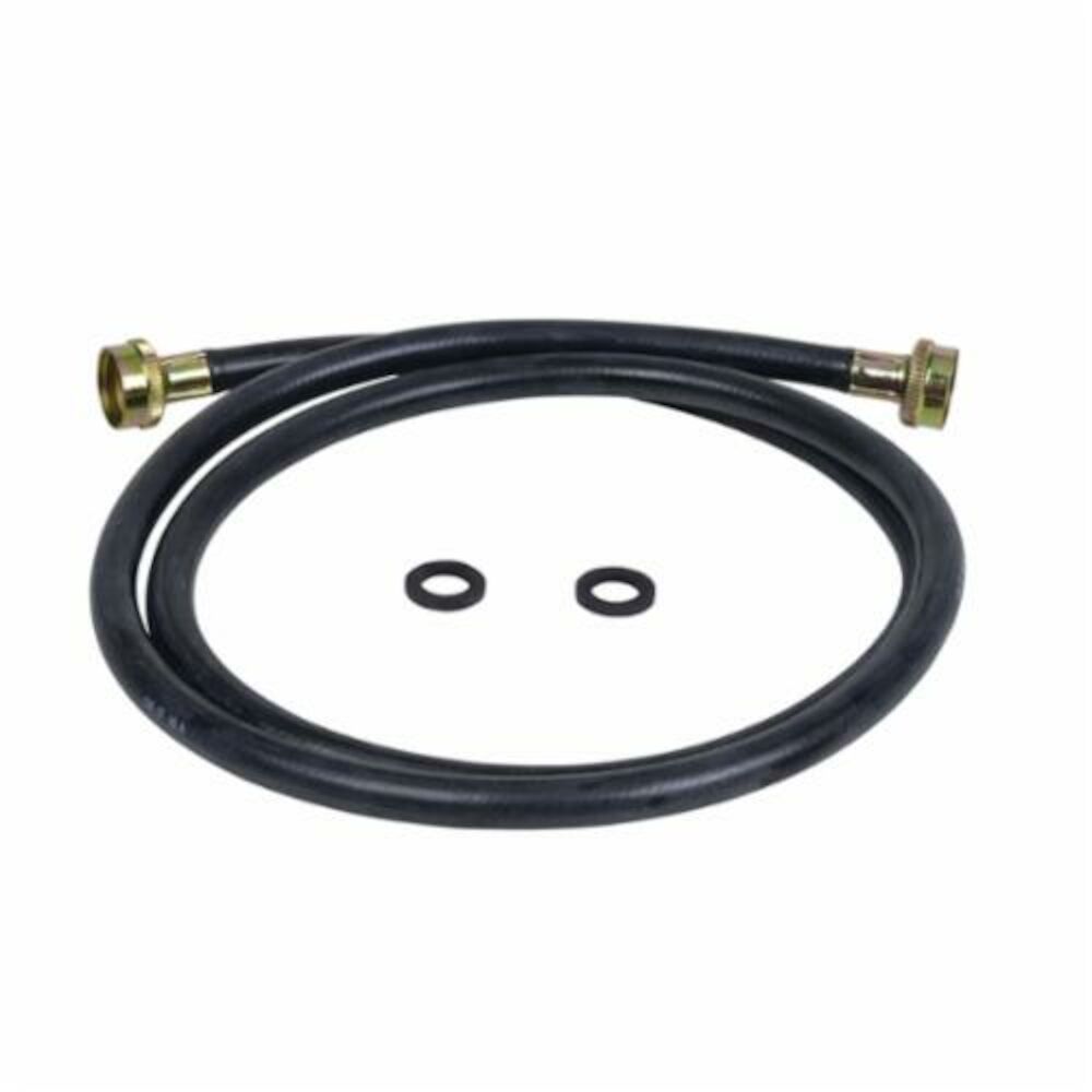 Harvey® 93260 Washing Machine Inlet Hose w/ Fitting Washers, 3/8", 6' L