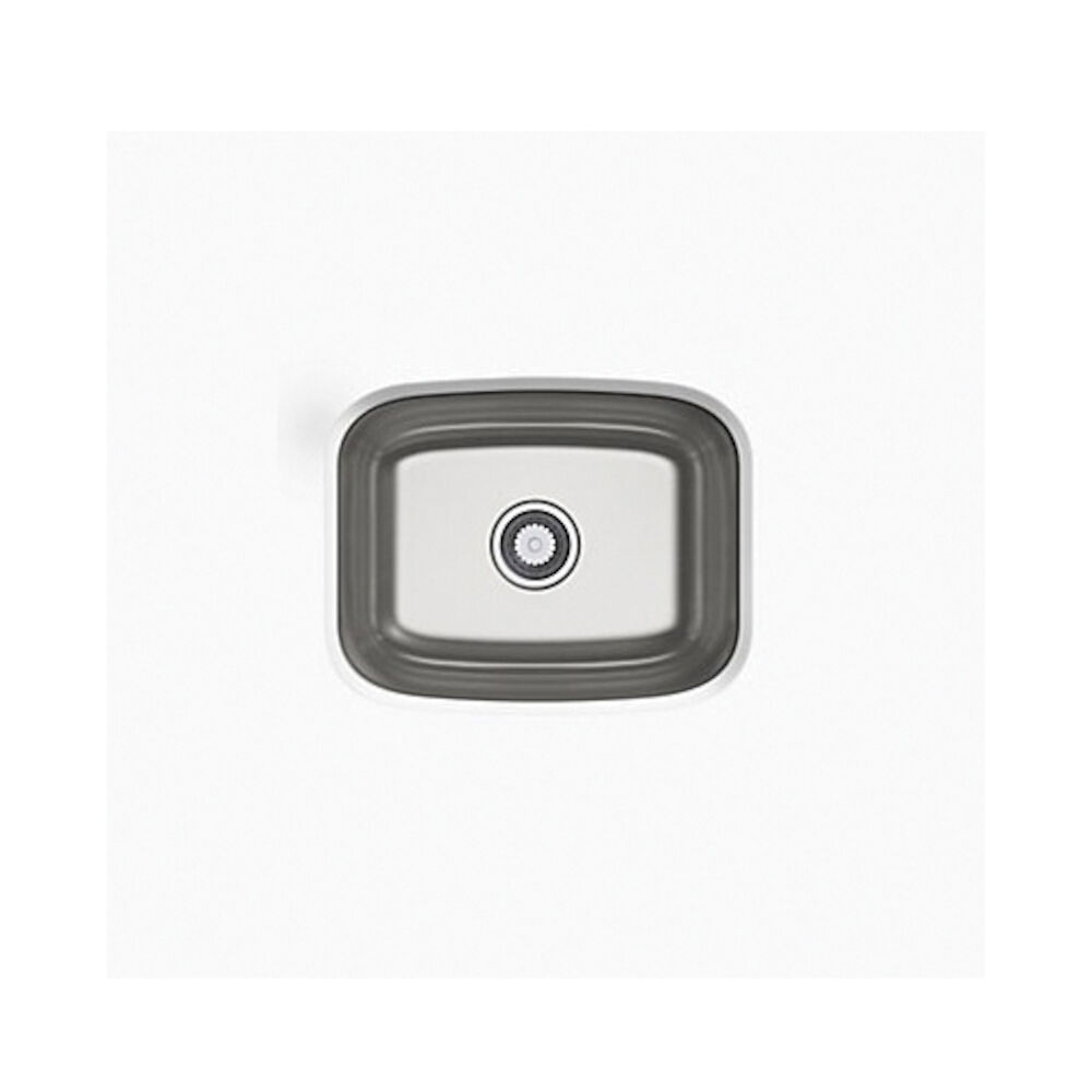 11449-NA Bar/Kitchen Sink, Rectangular, Under Mount, 18 ga Stainless Steel, Luster