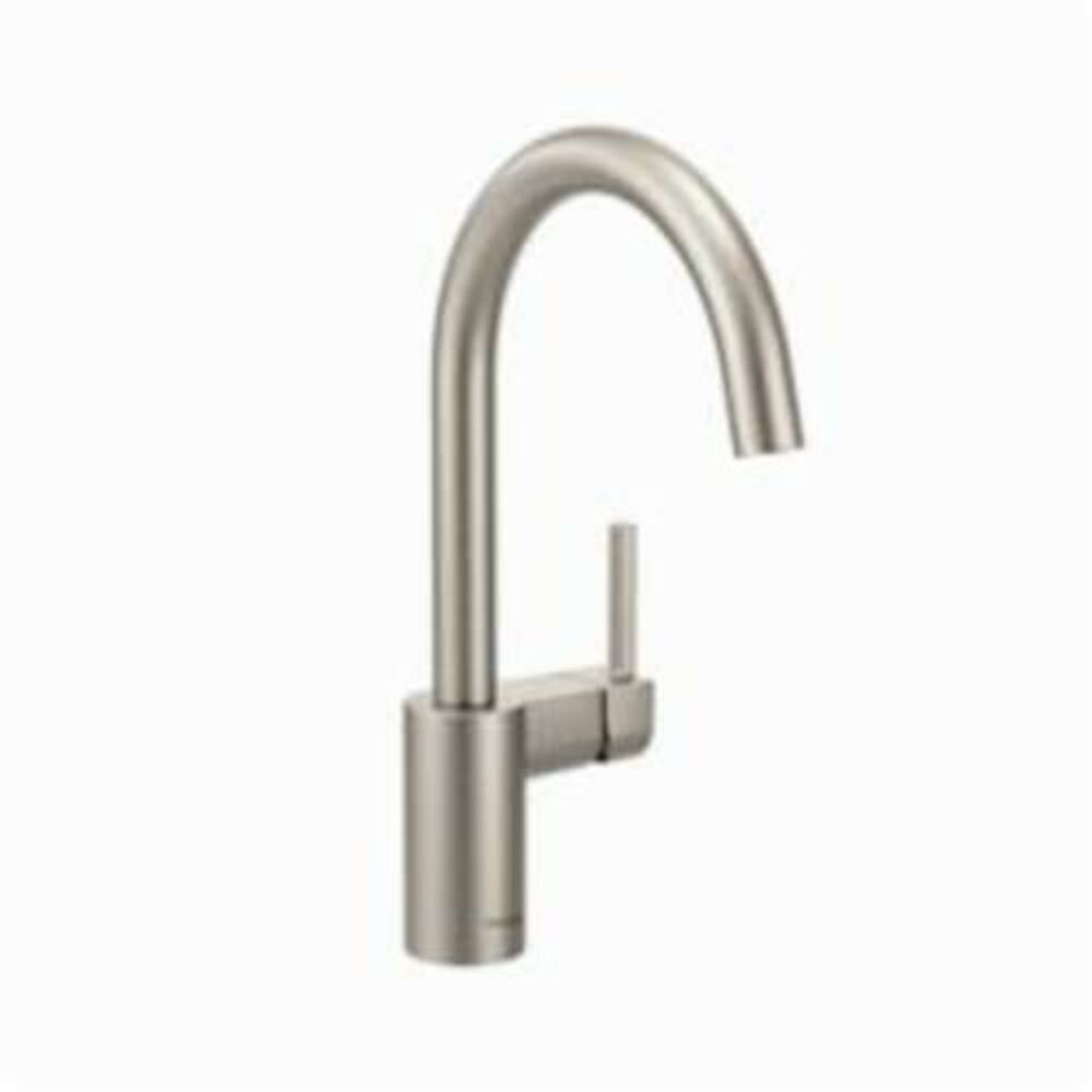 Moen® 7365SRS Align™ Kitchen Faucet, 1.5 gpm, Spot Resist® Stainless Steel, 1 or 3 Faucet Holes, 1 Handle