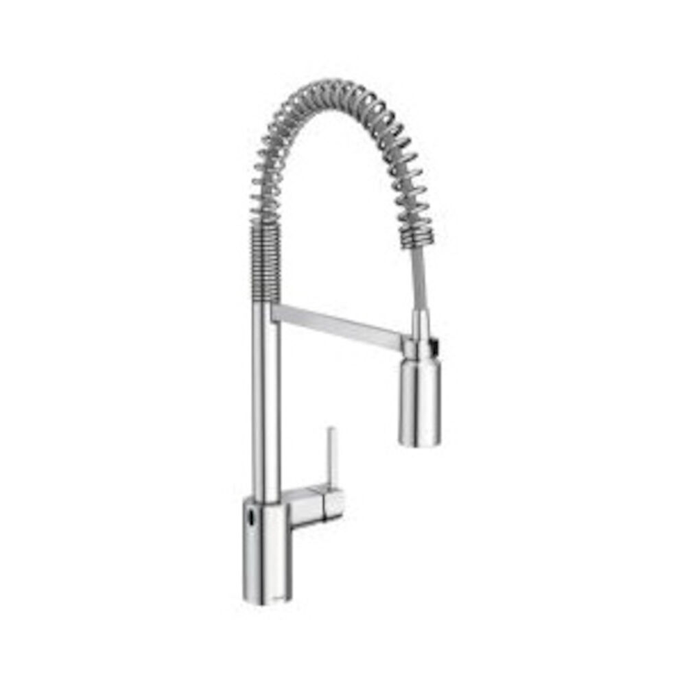 Moen® 5923EWC Align™ MotionSense Wave™ Pre-Rinse Spring Pulldown Kitchen Faucet, 1.5 gpm, Chrome Plated, 1 Handle, Domestic