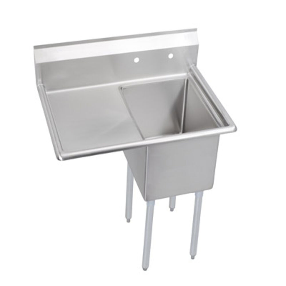 14-1C18X24-L-18X Standard Scullery Sink, Floor Mount, 16 ga Stainless Steel