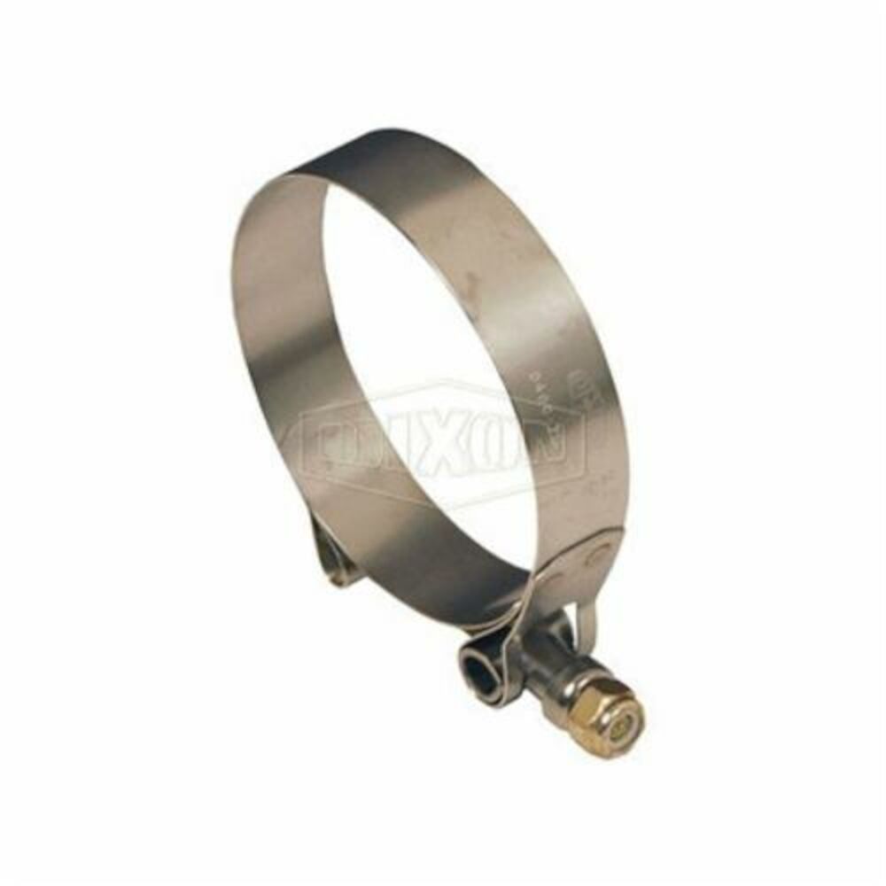 Dixon® TBC250 T-Bolt Clamp, 2.31 to 2.62" Nominal, 0.025" THK, 300 Stainless Steel