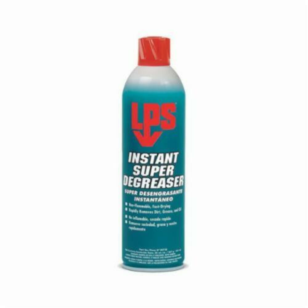 LPS® 00720 Heavy Duty Non-Chlorinated Instant Super Degreaser, 20 oz Aerosol Can, Liquid, Clear, Strong
