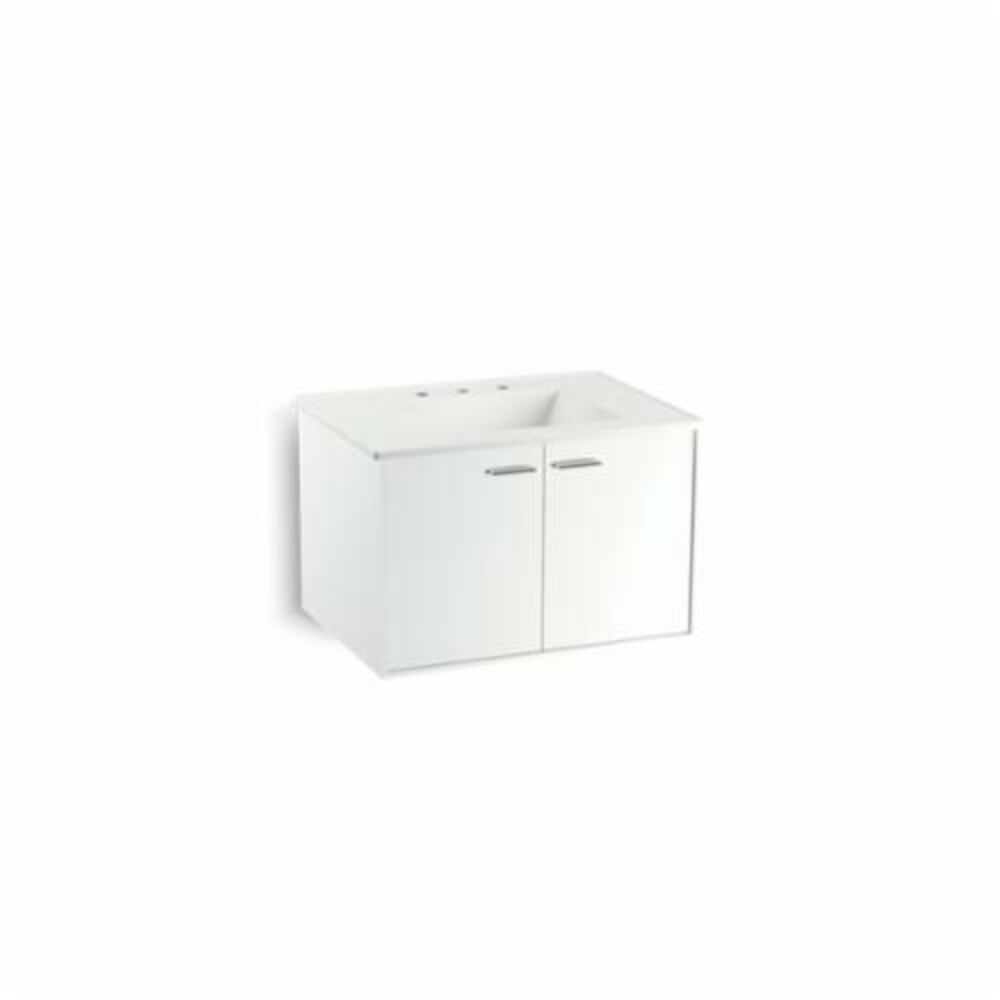 99540-1WA Jute® Bathroom Vanity Cabinet, 19-1/2 in OAHx30 in OAWx21-7/8 in OAD, Wall Mount, Linen White Cabinet