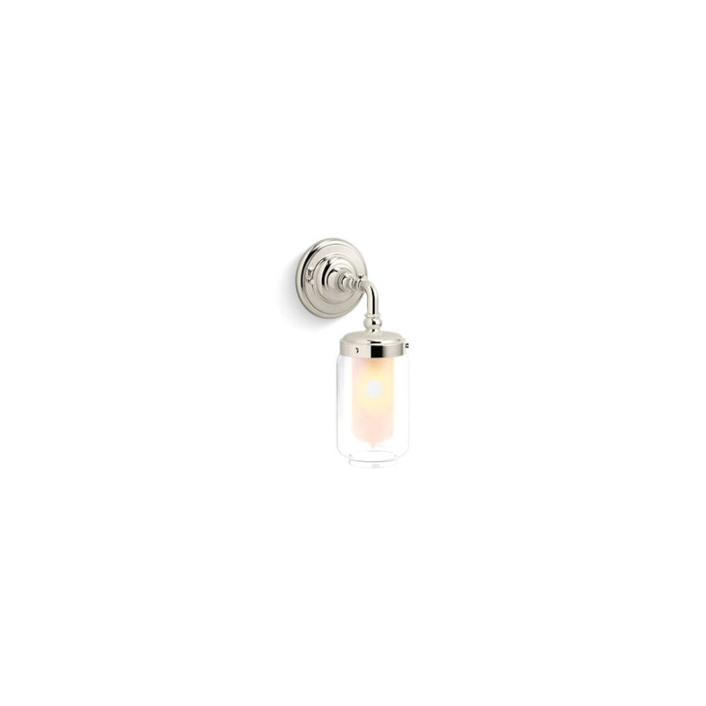 72584-SN Wall Sconce,Vibrant Polished Nickel Housing