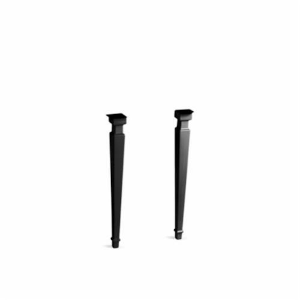 Kohler® 2318-7 Kathryn® Square Tapered Table Leg, 3-1/4 in Wx3-1/4 in Dx31-7/8 in H Leg, Fireclay