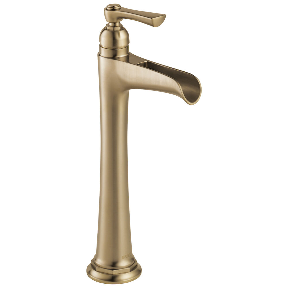 Brizo Rook® Single-Handle Vessel Lavatory Faucet with Channel Spout 1.5 GPM, Luxe Gold