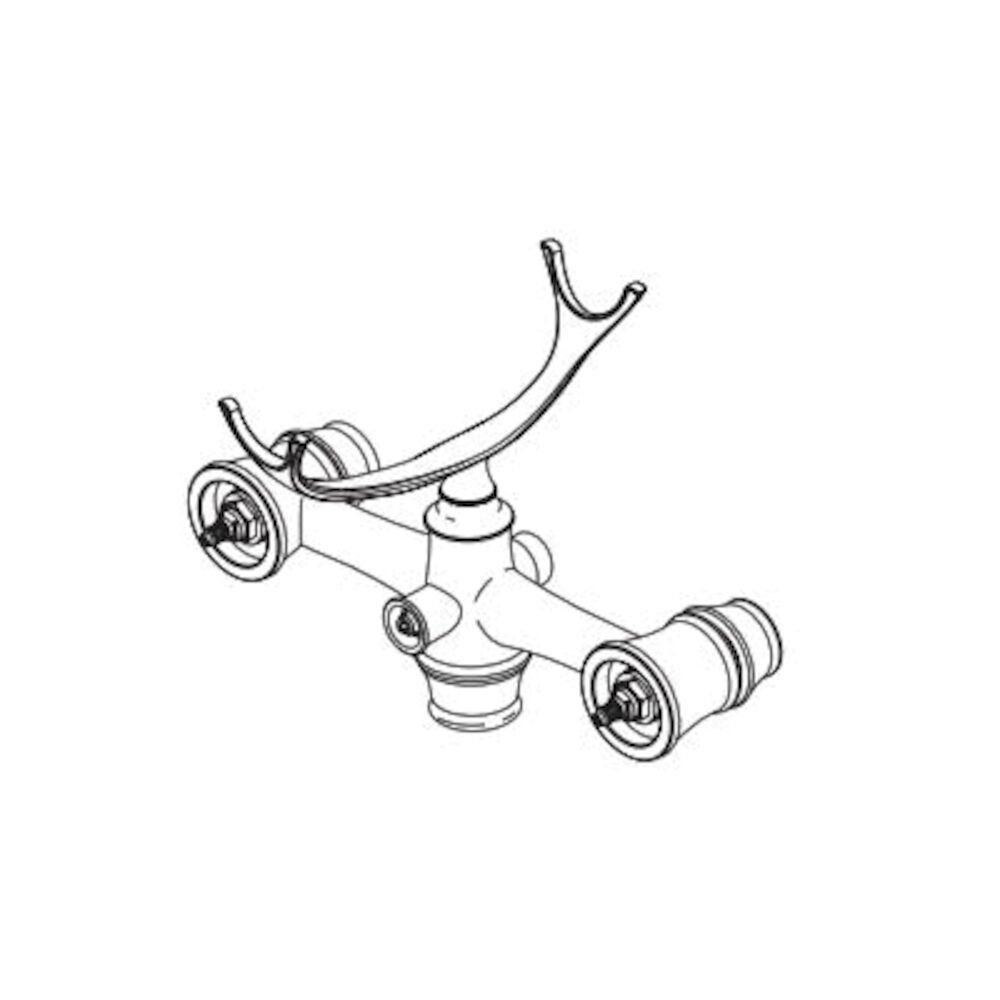 Brizo Brizo Traditional Two-Handle Freestanding Tub Filler Body Assembly Trim - Less Handles, Luxe Gold