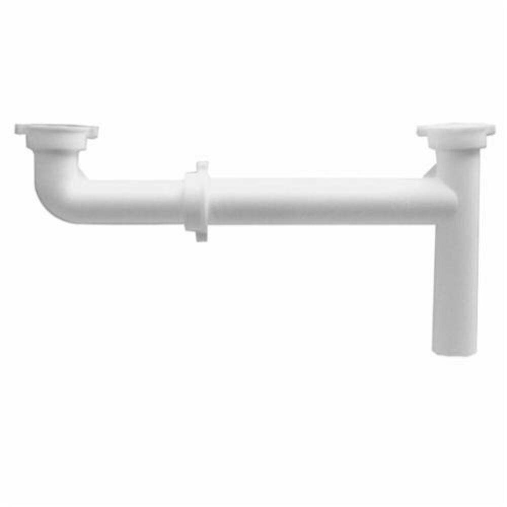 JB Products™ TW500PVCBG Telescopic End Outlet Waste, 1-1/2x16" Nominal, PVC, White, Domestic