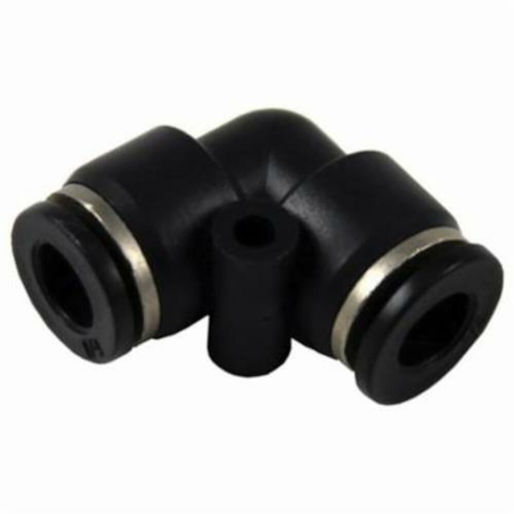 Polyconn® PC65CB-6 Elbow Union, 3/8 in, Push-In Wire, Brass/Polybutylene