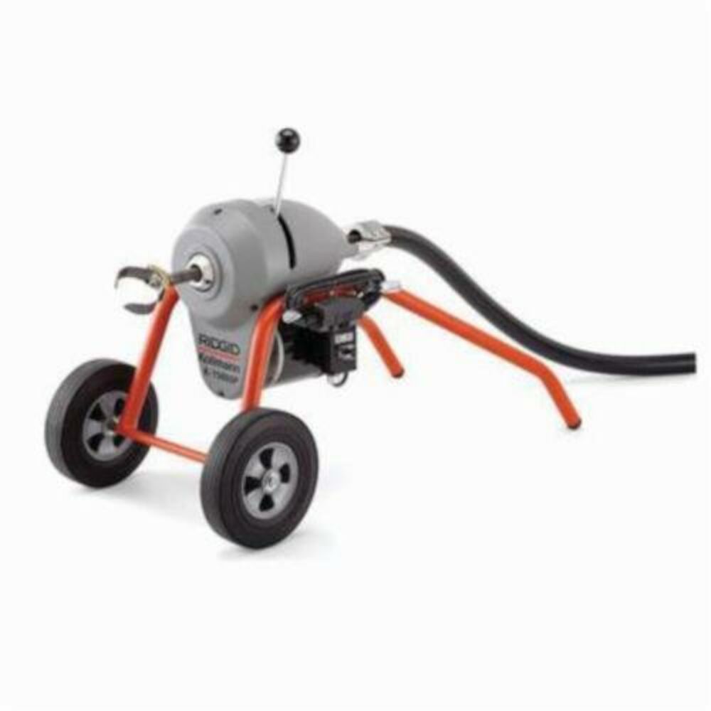 RIDGID® 46907 K-1500SP Sectional Drain Cleaning Machine, 2 to 4" Drain Line, 175' Max Run, 1 hp, 115 V