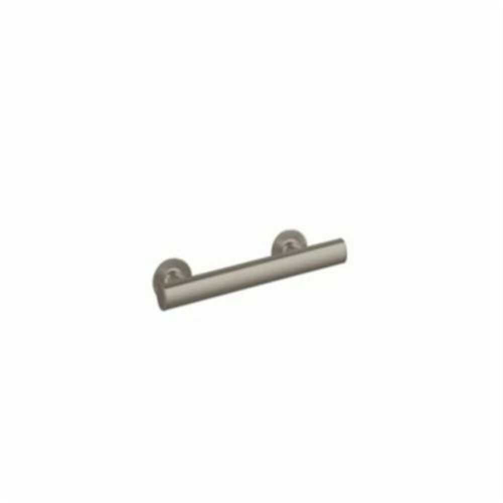 Sterling® 80001012-N 61034106 12" Straight Thin Grab Bar, 1-1/2" Dia, Anodized Aluminum, Nickel