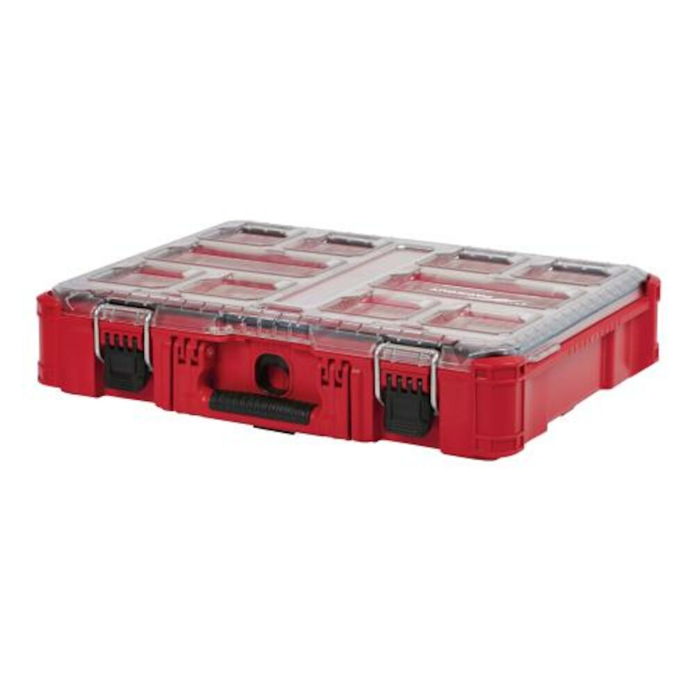 Milwaukee® Tool PACKOUT™ 48-22-8430 Impact Resistant Tool Organizer, 4.61" Hx15" W, Polymer, Red