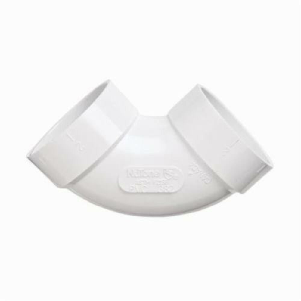 NuTone® CF382 90 deg Sweep Elbow, 2-1/4 in Hx3-3/8 in Wx3-1/2 in D