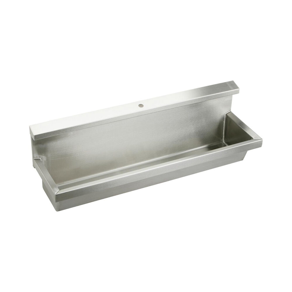 EUH6014C Multiple Station Urinal Kit, Wall Mount, Buffed Satin, Domestic