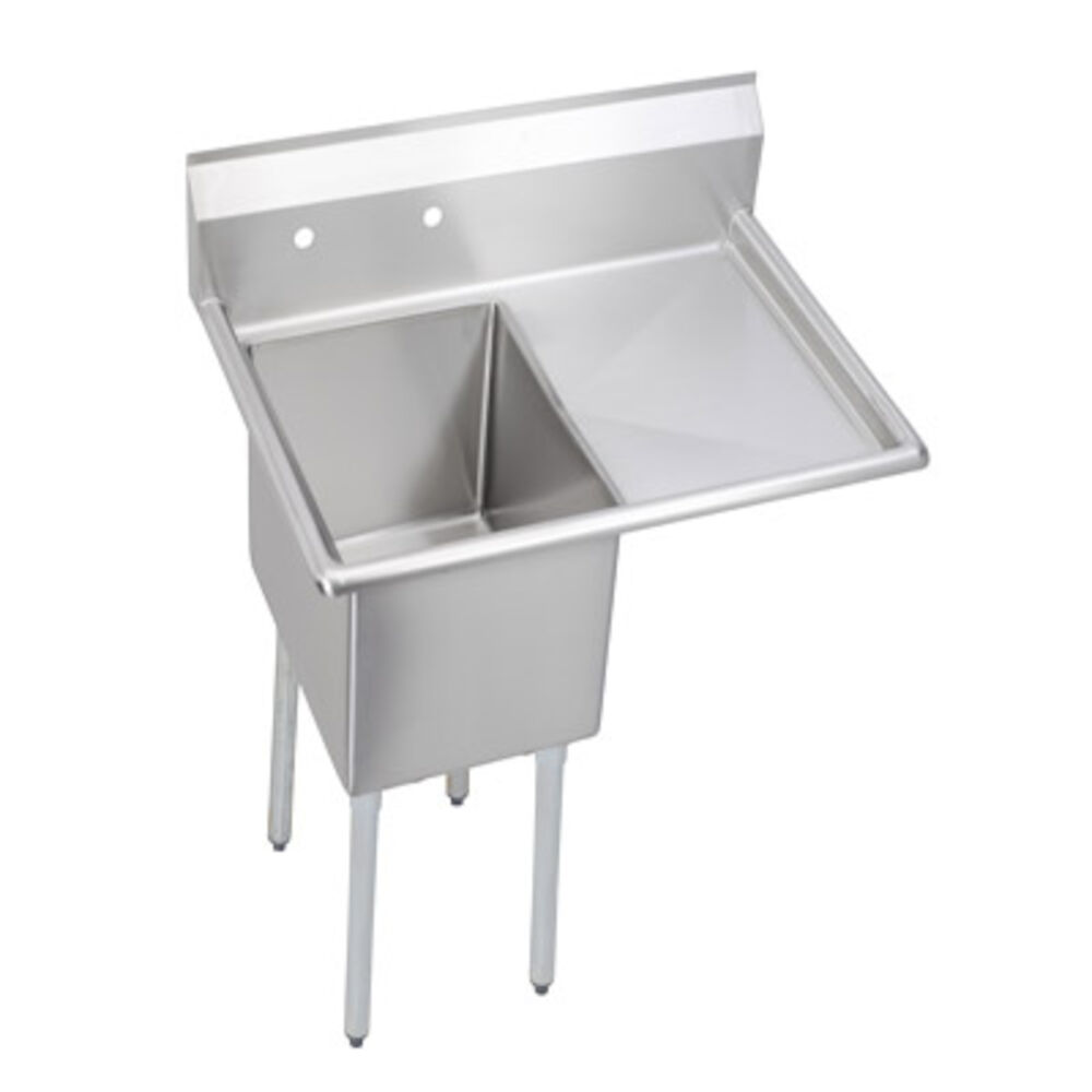 14-1C18X24-R-18X Standard Scullery Sink, Floor Mount, 16 ga Stainless Steel