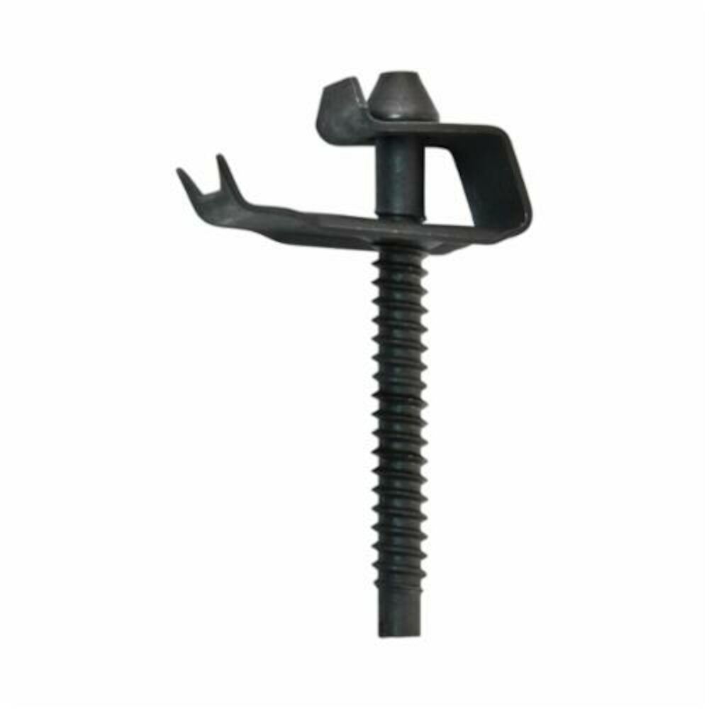 LK363 Clip and Screw, 6" Lx4-3/5" W x 1-1/10" D, U-Channel, Brass, Domestic