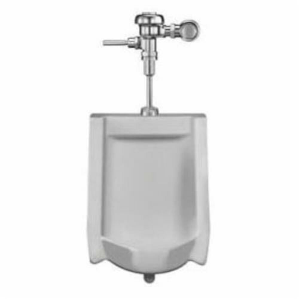 Sloan® 10001010 WEUS-1000 Standard Urinal and Flushometer, 0.125 gpf, Top Spud