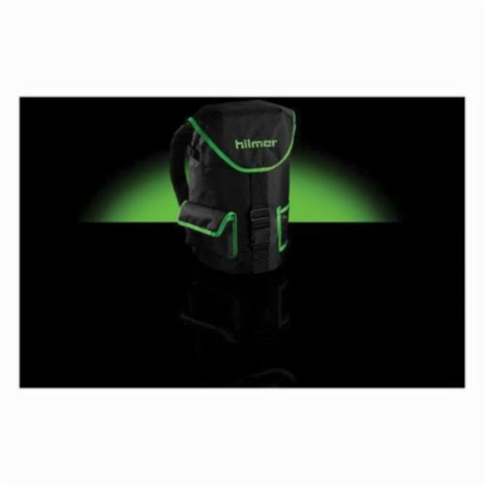 Hilmor® 1891628 Tank and Utility Backpack, Cloth, Black/Green