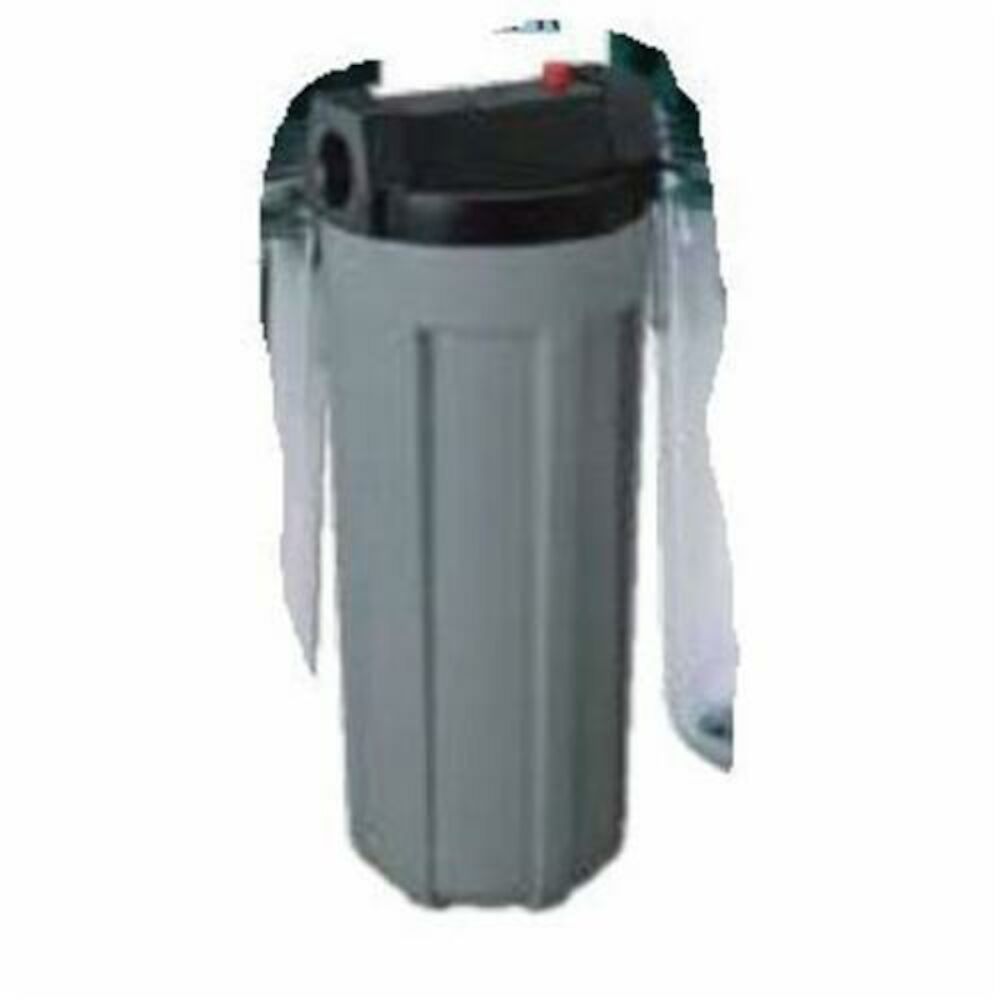American Plumber 152047 Standard Inlet/Outlet Filter Housing, 12-1/4" Diax5-1/8" H, 40 to 100 deg F
